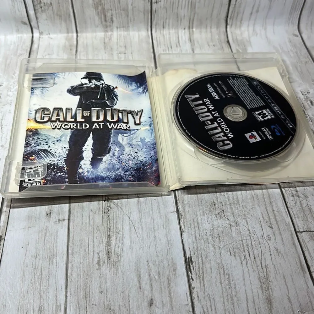 Call of Duty World at War Sony PlayStation 3‎ PS3 Game Complete